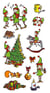 Stickers à relief lutins ARTEMIO