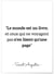 Affiche citation Saint Augustin 'Le monde est un livre...' | A3 : 29,7x42cm