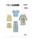 Patron New Look 6820 - Tenue d'intérieur pour enfants taille n°FR 3-8