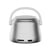 Enceinte Bluetooth Mini Bass Puissante Autonomie 4H Métal Argent YONIS
