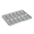 Plaque à mini-financiers ou Biscuits roses de Reims - fer blanc - 290 x 198 mm