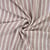 Tissu aspect Lin rayé Taupe