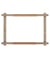 Cadre Rotatif pour Tapisserie à Clipser (38,1 x 30,4 cm) – Milward Marron