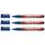 Lot de 3 Marqueurs permanents pointe fine 1 mm - EDDING - Bleu