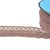 Bobine 25m dentelle éventail 19mm marron chocolat