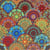 4 serviettes en papier découpage collage 33 cm ROSETTES GOTHIQUE D 107