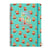 cahier a lignes spirale Maxi red panda - LEGAMI - Aqua