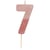 Bougie 7 Glitter Rose Gold