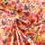 Tissu Coton imprimé digital Arty Fleur Albi sur fond Rose