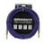 CABLE JACK 6.35 D/D - 6M - NYLON TRESSÉ VIOLET - GROOVIT®
