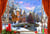 Puzzle 1000 pièces - Christmas Mountain View - Bluebird Puzzle
