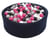 Piscine à balles Aire de jeu + 450 balles bleu marine noir, blanc, rose,gris - Velinda