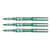 Lot de 3 rollers rechargeables V5 encre liquide Begreen pointe fine vert