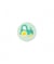 Carte de 3 boutons Tracteur Vert 15mm - Union Knopf Vert