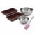 Set de 4 ustensiles de pâtisserie moule à gâteaux 2 bols et spatule pâtisserie Spécial créative Spécial créative Zenker  Spécial créative