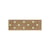 Disquette 25m ruban double face à pois beige fonce 15mm