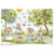 1 feuille de papier de riz 22.5 x 32 cm découpage collage Paper Designs SOURIS AU JARDIN 0124