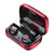Ecouteurs Bluetooth Réduction De Bruit HD Étanche Avec Écran Batterie Longue Durée Rouge YONIS