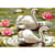 Princesse - Canevas antique Les cygnes 32x50 cm