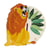 Assiette Ø 23cm - lot de 8 - Animaux de la Savane