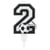 Bougie Football Chiffre 2 - 8.5 cm