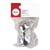 Déco-Clochettes métal(en forme de boule), sachet. 2 pces. , platine