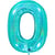 Ballon Géant Chiffre 0 Holographique Tiffany (102 cm)