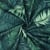 Tissu Nappe imperméable digital Feuilles sur fond Vert foncé