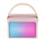 Enceinte Bluetooth Microphone HiFi LED Portable Rose Effets RGB Compacte Rose YONIS