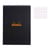 Bloc notes - A4 - 21x29,7 cm - Petits carreaux - 80 feuilles - Avec spirale - Rhodia
