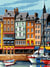 Canevas SEG N17 Facade Honfleur 40x50 cm
