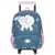 Sac à dos à roulettes Bella Sara 43 CM Cartable Cheval Blanc Stars