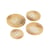 Lot de 6 boutons costume beige pierre