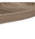 Sangle Double Chevrons 38mm marron au mètre