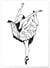 Affiche Danseuse 2 | A3 : 29,7x42cm