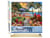 Peinture par Numéro Figured'Art - Sous les cocotiers - Kit de Loisir Créatif DIY Numéro d'Art Complet - 40x50cm toile roulée + châssis en bois à monter