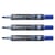 Lot de 3 marqueurs pour tableau blanc effaçables - PENTEL - MAXIFLO Flex-Feel - Bleu
