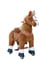 Poney à monter Marron avec sabot blanc Petit Modèle pour 3 à 5 ans - PonyCycle