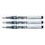 Lot de 3 Stylos plume jetable PILOT - V-Pen - Noir - Pointe moyenne