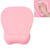 Tapis De Souris Confortable En Mousse Mémoire Avec Base Antidérapante Rose Rose 2 YONIS