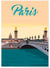 Affiche ville Paris - Pont Alexandre III | A3 : 29,7x42cm