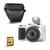 KODAK Pack Pixpro AZ255 + Carte Mémoire SD 32Go + Etui - Appareil Photo Bridge Numérique 16MP, Zoom Optique 25X, Stabilisateur, Video Full HD 1080p, Grand angle 24 mm, Ecran LCD 3 '', Pile AA - Blanc