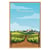 Tableau mural encadré illustration vignes Bordeaux 65x97 cm