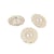 Bouton perles blanc 15mm