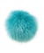 Pompons Premium Fausse Fourrure - 10cm de diamètre - Rico Design 10 Petrole