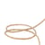 Bobine 30m cordon chiné métal 2mm lin/or