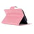 Housse Universelle Simili Peau Crocodile Tablette 7 Pouces Rabat Pression Rose