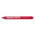 Lot de 12 marqueurs permanents rétractables - PENTEL - NXS15 - Pointe ogive 1,0 mm - Rouge