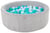 Piscine à balles 300 balles 90 cm gris/violet, turquoise, Menthe - Velinda