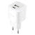 Swissten Chargeur Secteur pour USB-C et USB Double Port 20W Charge Rapide Blanc